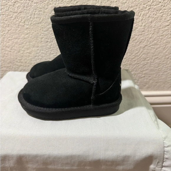 Koolaburra by UGG Kids' Koola Fashion Little Girls Boots Tdlrs 7 Black - Picture 3 of 7